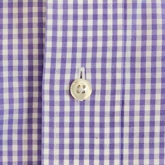 Brooks Brothers Regent Shirt Size 16 1/2 33 Purple Button-Down Quiet Luxury Y2K - Picture 2 of 12